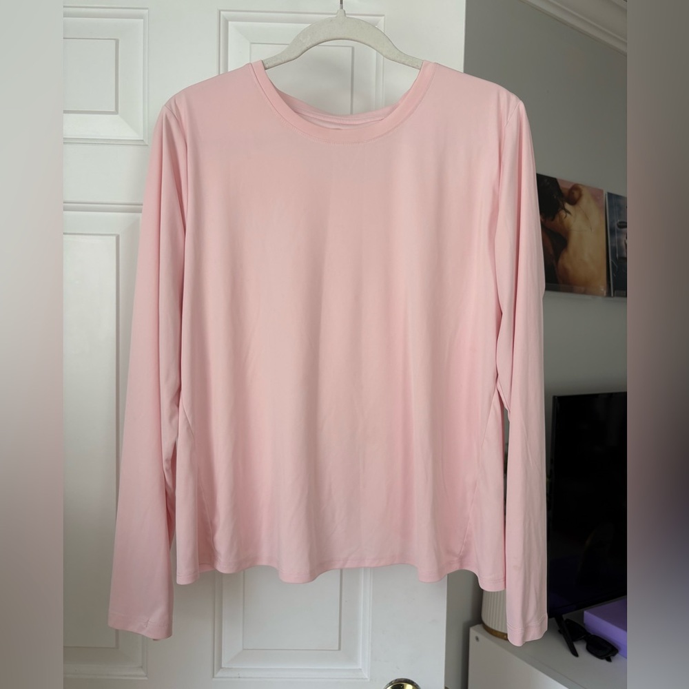 Baleaf Pale Pink Long Sleeve Tee